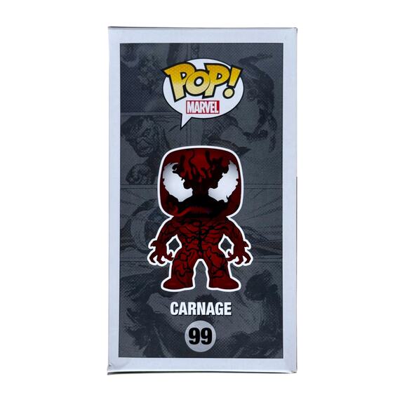 Funko Pop Unopened Carnage 99 Marvel Universe Supervillain Spiderman Venom - Picture 4 of 9